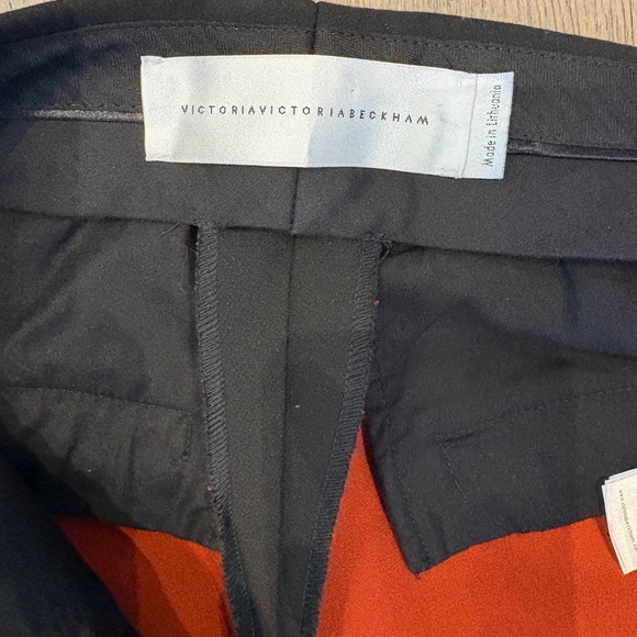 Black Victoria Beckham Double Stretch Trouser Pant - Picture 7 of 10